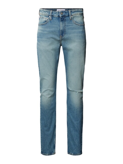 CK JEANS Slim Fit Jeans mit Rissen Denim - Herrenjeans
