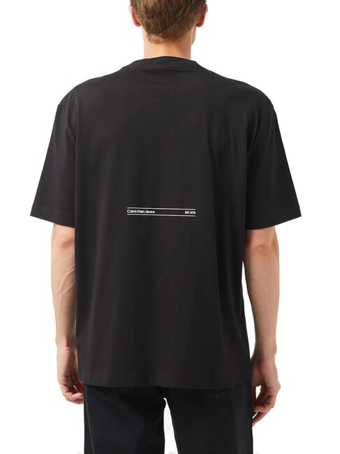 CK JEANS Kurz&auml;rmliges T-Shirt mit Euphoric-Pr&auml;gung ck schwarz - Herren-T-Shirts