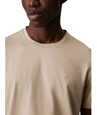 CALVIN KLEIN CK Kurzarm-T-Shirt aus glatter Baumwolle frischer Ton - Herren-T-Shirts - 3