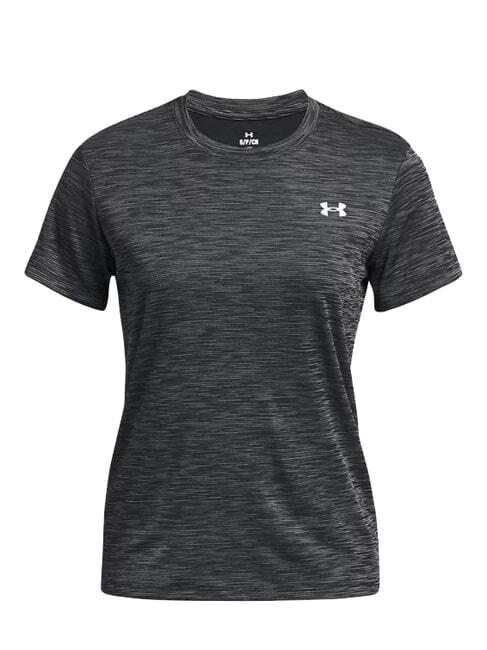 TECH TEXTURED T-Shirt Schwarz - T-Shirts und Tops f&uuml;r Damen