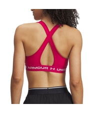 UNDER ARMOUR CROSSBACK MID Sport-BH schattiertes Fuchsia - BHs Damen - 2