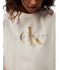 CALVIN KLEIN CK KIDS Kurzarm-T-Shirt mit Glitzer-Logo Nachgl&uuml;hen - Kinder-T-Shirt - 3