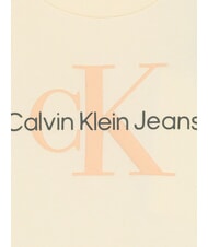 CALVIN KLEIN CK KIDS Kurzarm-T-Shirt mit Knopf Afterglow / Pink Sand Logo - Kinder-T-Shirt - 3