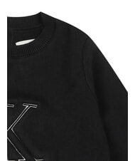 CALVIN KLEIN CK KIDS Rundhalspullover f&uuml;r Neugeborene ck schwarz - Strampler und Baby-Outfits - 3