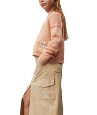 CALVIN KLEIN CK KIDS Cargorock mit Schlitz blasses Khaki - R&ouml;cke f&uuml;r kleine M&auml;dchen - 3