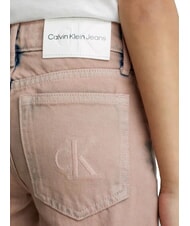 CALVIN KLEIN CK KIDS Verwaschene Jeans f&uuml;r M&auml;dchen &Uuml;berf&auml;rbung rosa - Kinderhosen - 3