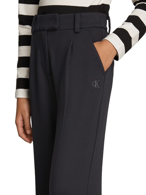 CK KIDS Gerade geschnittene M&auml;dchenhose ck schwarz - Kinderhosen