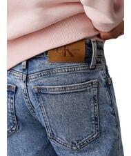 CALVIN KLEIN CK KIDS Relaxed Fit Jeans mit weitem Bein f&uuml;r M&auml;dchen Salz und Pfeffer blau - Kinderhosen - 3