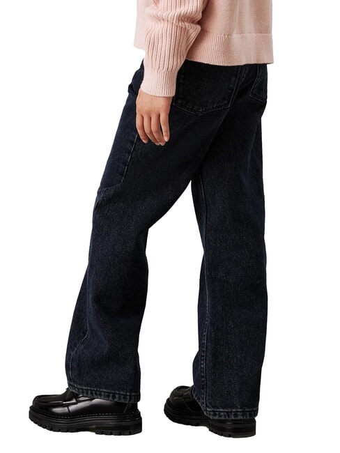 CK KIDS Relaxed Fit-Jeans f&uuml;r M&auml;dchen blau schwarz starr - Kinderhosen