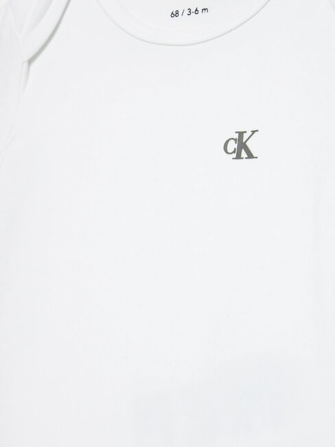 CK KIDS 2er-Set Babybodys rosa Sand / strahlendes Wei&szlig; - Strampler und Baby-Outfits