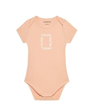 CALVIN KLEIN CK KIDS 2er-Set Babybodys rosa Sand / strahlendes Wei&szlig; - Strampler und Baby-Outfits - 2