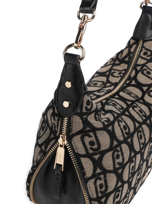 KALISKA Tasche aus Jacquard-Stoff mit Doppelfunktion Tabak - Damentaschen