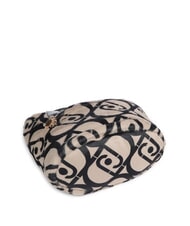 LIUJO VERRY Gro&szlig;e Hobo-Tasche aus Pl&uuml;sch neutral/schwarz - Damentaschen - 5