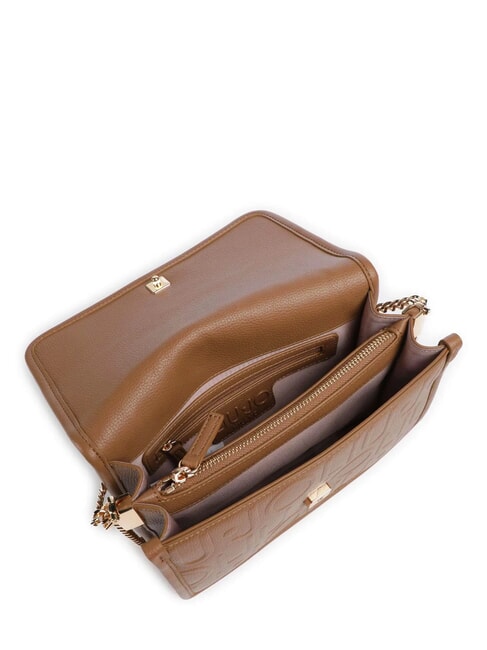 MANHATTAN Wandelbare Tasche mit Klappe Wildleder- - Damentaschen