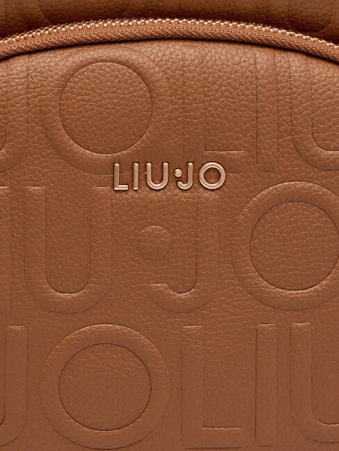 MANHATTAN Mittelgro&szlig;er Rucksack mit gepr&auml;gtem Logo Wildleder- - Damentaschen