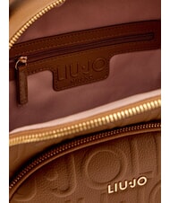 LIUJO MANHATTAN Mittelgro&szlig;er Rucksack mit gepr&auml;gtem Logo Wildleder- - Damentaschen - 7