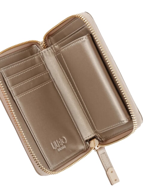 CALIWEN Mittelgro&szlig;e Saffiano-Geldb&ouml;rse mit Rundum-Rei&szlig;verschluss NEUTRAL - Brieftaschen Damen