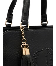 LIUJO SAMIANA Mittelgro&szlig;e Handtasche mit Schultergurt SCHWARZ - Damentaschen - 4