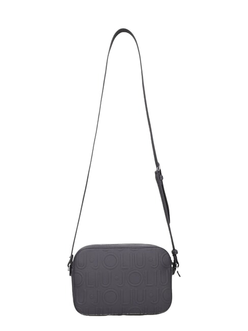 MANHATTAN Mittelgro&szlig;e Kameratasche mit gepr&auml;gtem Logo Anthrazit met. - Damentaschen