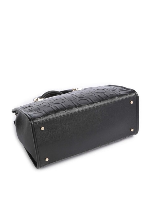 MANHATTAN Mittelgro&szlig;e Umh&auml;ngetasche mit Logo SCHWARZ - Damentaschen