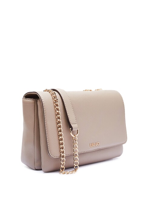 CALIWEN Wandelbare Umh&auml;ngetasche mit Kette W&uuml;stentaupe - Damentaschen