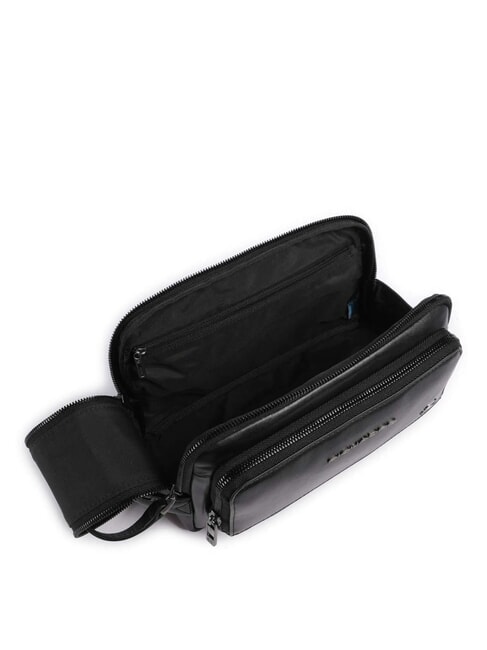 W136 Kosmetiktasche aus Leder Schwarz - Beauty-Case