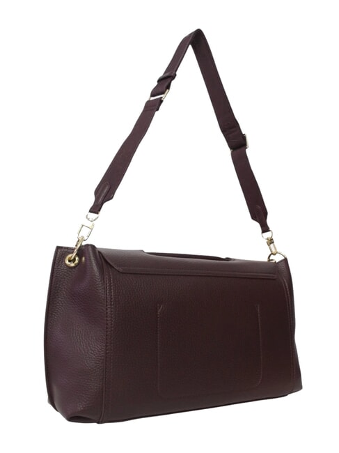 FEDERICA Gro&szlig;e Handtasche mit Schultergurt Bordeaux - Damentaschen