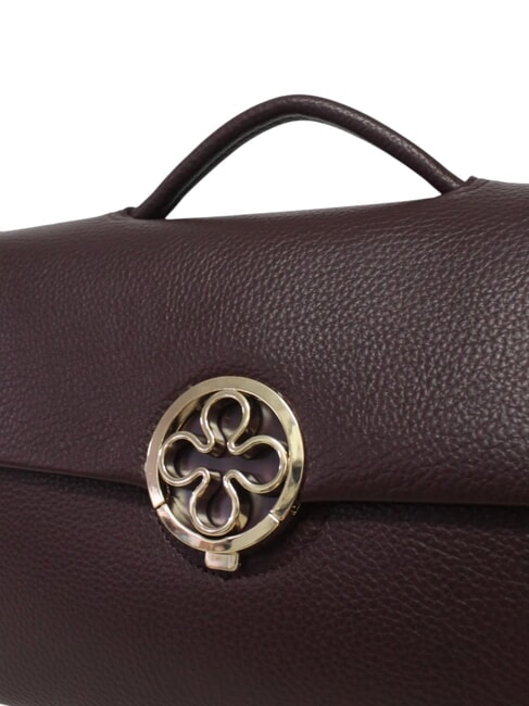 FEDERICA Gro&szlig;e Handtasche mit Schultergurt Bordeaux - Damentaschen