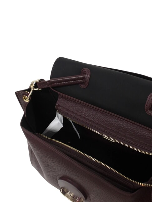 FEDERICA Gro&szlig;e Handtasche mit Schultergurt Bordeaux - Damentaschen