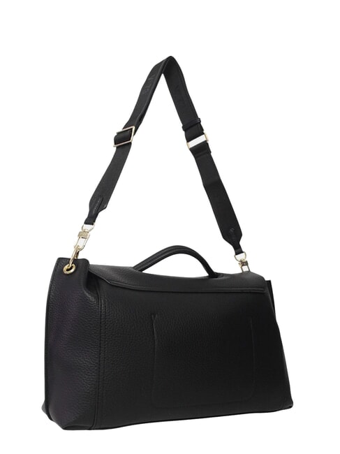 FEDERICA Gro&szlig;e Handtasche mit Schultergurt Schwarz - Damentaschen