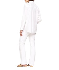 TOMMY HILFIGER TH  Lang&auml;rmliges Baumwollhemd optisches Wei&szlig; - Damenblusen - 2