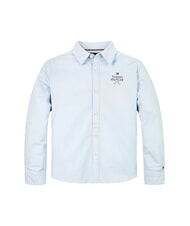 TOMMY HILFIGER TH KIDS Langarmhemd luftiges Blau - Kinderhemden - 4