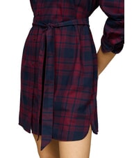 TOMMY HILFIGER TH JEANS  Tartan-Kleid Rouge Winter Check - Damenkleider - 3