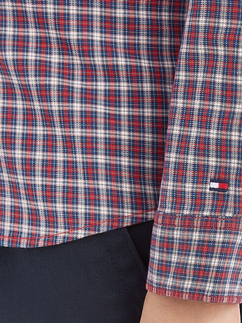 TH KIDS Kariertes Hemd dunkles Indigo/Mehrfarbig - Kinderhemden