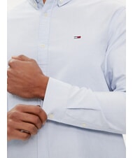TOMMY HILFIGER TH JEANS Baumwollhemd gem&auml;&szlig;igt blau - Herrenhemden - 3