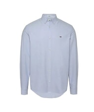 TOMMY HILFIGER TH JEANS Baumwollhemd gem&auml;&szlig;igt blau - Herrenhemden - 4