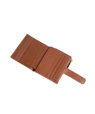 COCCINELLE METALLIC SOFT Mini-Geldb&ouml;rse aus Leder Cognac - Brieftaschen Damen - 2