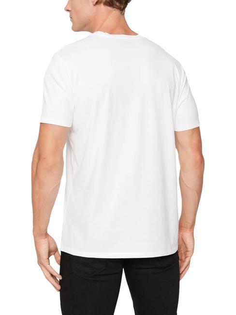 TRI LOGO Baumwoll t-shirt purwei&szlig; - Herren-T-Shirts