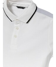 GUESS KIDS Poloshirt mit 3 Kn&ouml;pfen und halblangen &Auml;rmeln purwei&szlig; - Kinder-T-Shirt - 4