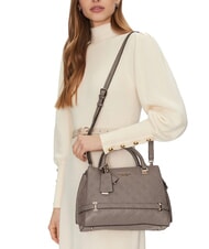 GUESS ZARELA  Handtasche, mit Schultergurt Logo in dunklem Taupe - Damentaschen - 5