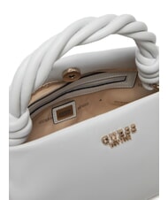 GUESS SANSA Mini Handtasche, mit Schultergurt Wei&szlig; - Damentaschen - 4