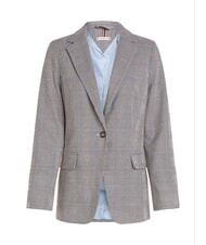 TOMMY HILFIGER TH Blazer Global STP Check/ S/ Textur H Grau - Damenjacken - 3