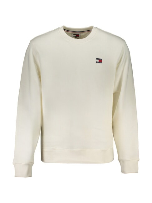 TH JEANS MINI FLAG Baumwoll-Sweatshirt altes Wei&szlig; - Sweatshirts Herren