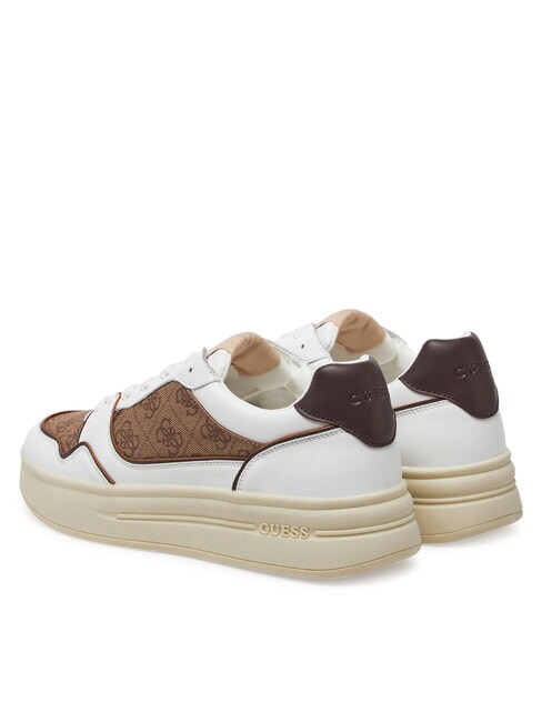 WINNO II Sneaker mit 4G-Logo-Eins&auml;tzen Beige / Braun - Herrenschuhe