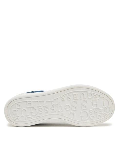 SWOLE2 Plateau-Sneaker mit Denim-Eins&auml;tzen Blau - Damenschuhe