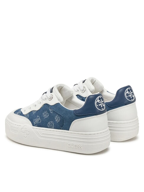 SWOLE2 Plateau-Sneaker mit Denim-Eins&auml;tzen Blau - Damenschuhe