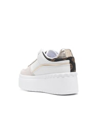 GUESS RIDGEE Plateau-Sneaker Wei&szlig; - Damenschuhe - 5