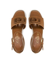 GUESS TANVEE Espadrillesandalen mit hohem Keilabsatz br&auml;unen - Damenschuhe - 3