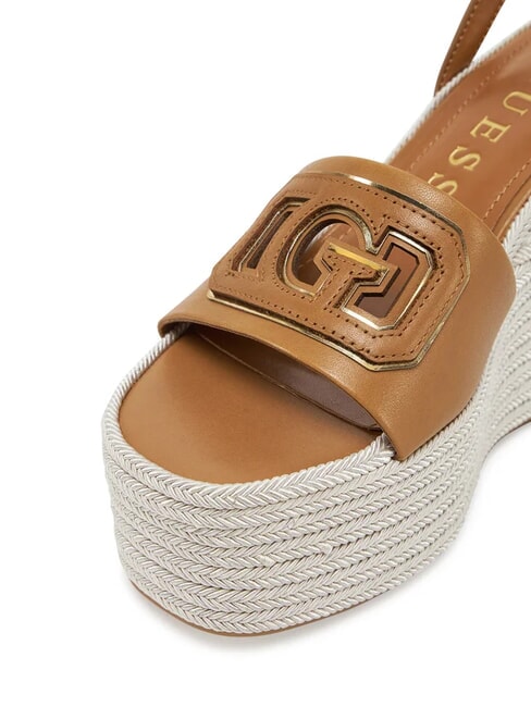 TANVEE Espadrillesandalen mit hohem Keilabsatz br&auml;unen - Damenschuhe
