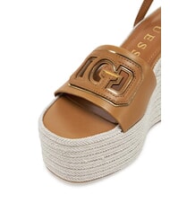 GUESS TANVEE Espadrillesandalen mit hohem Keilabsatz br&auml;unen - Damenschuhe - 4